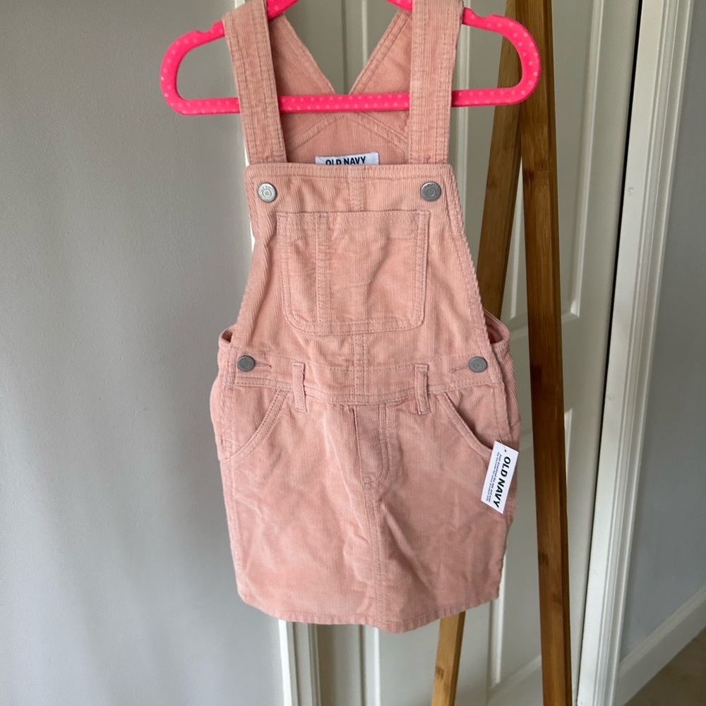 Old Navy Pink Corduroy Kids Overalls